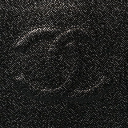 Chanel Caviar CC Zip Around Notebook Agenda Cover Black 9 of 12