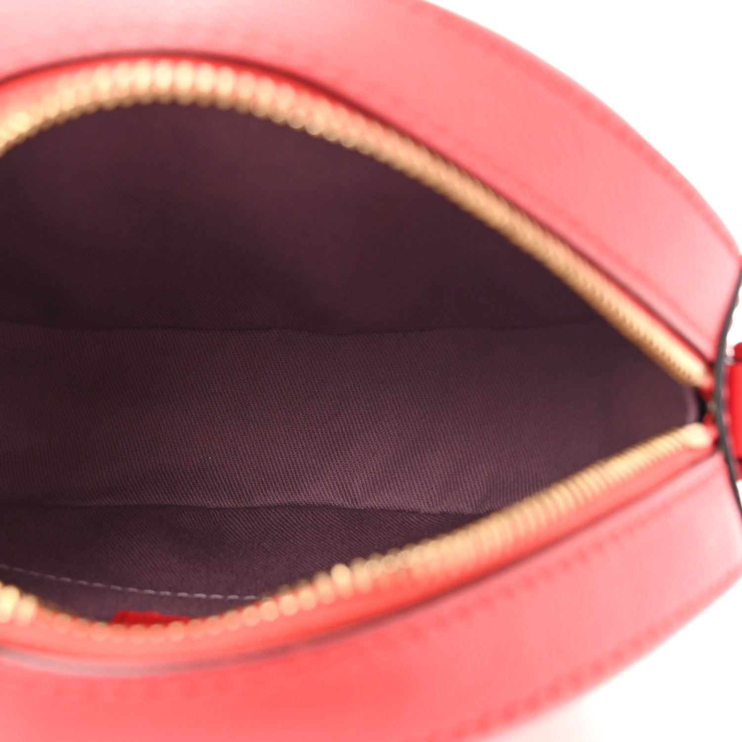 Versace Calfskin La Medusa Round Camera Bag Red 5 of 9