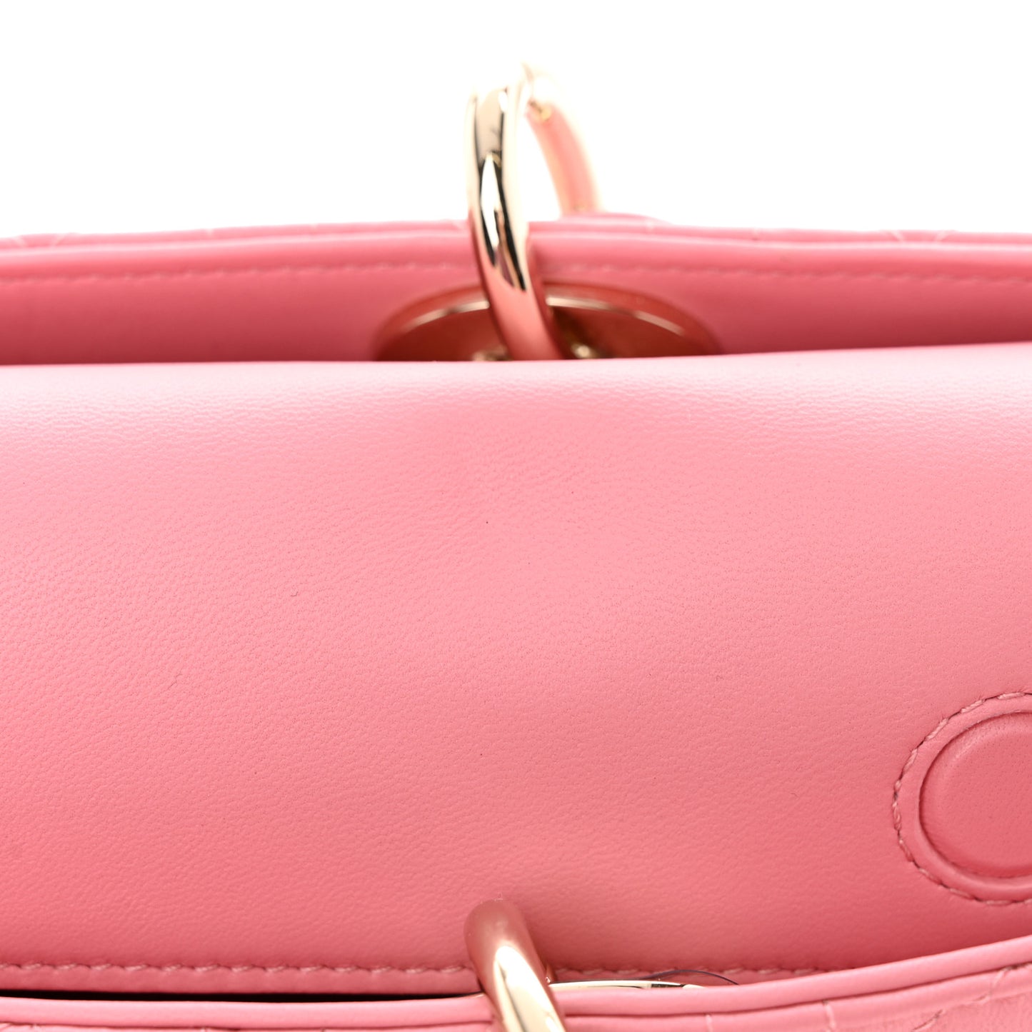 Lambskin Cannage Medium Lady D-Joy Light Pink