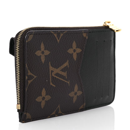 Louis Vuitton Monogram Recto Verso Card Holder Black 3 of 9