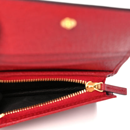 Gucci GG Supreme Monogram Flora Web Ophidia Card Case Red 6 of 12