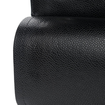 Chanel Caviar Quilted Jumbo Double Flap Black 10 of 11