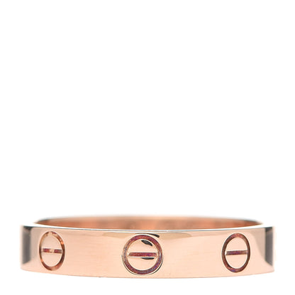 Cartier 18K Pink Gold 3.5mm LOVE Wedding Band Ring 54 7 1 of 5