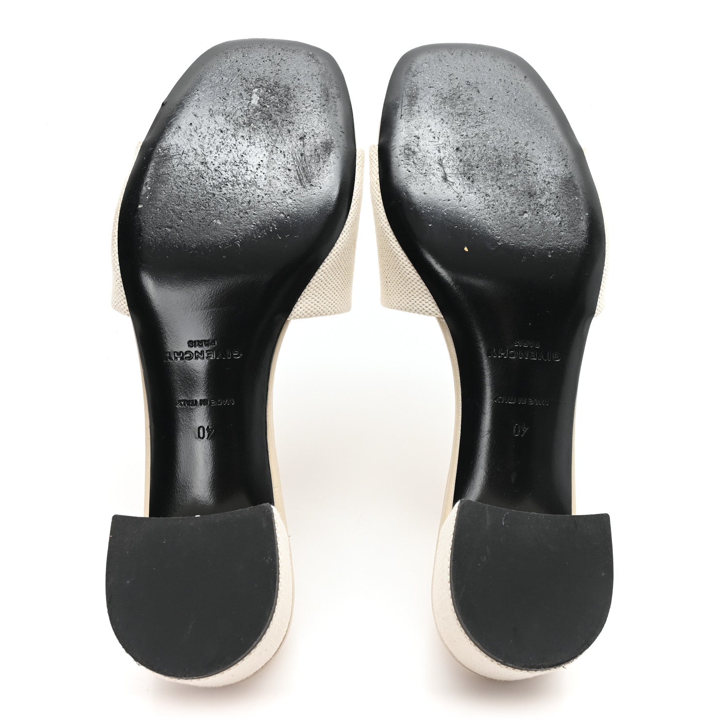 Givenchy Cotton 4G Logo Mule Sandals 40 Beige 6 of 11