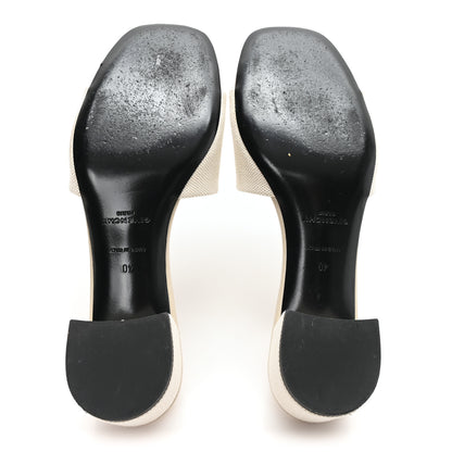 Givenchy Cotton 4G Logo Mule Sandals 40 Beige 6 of 11