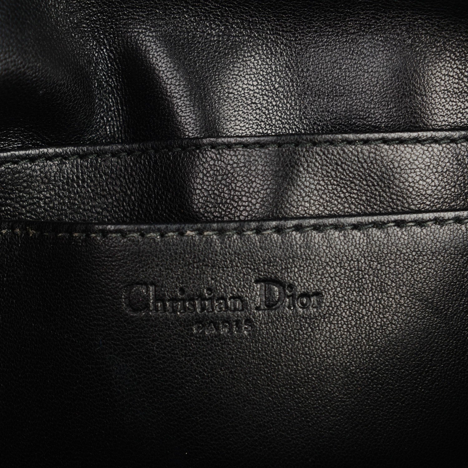 Christian Dior Patent Cannage Lady Dior Charms Pochette Black 6 of 10