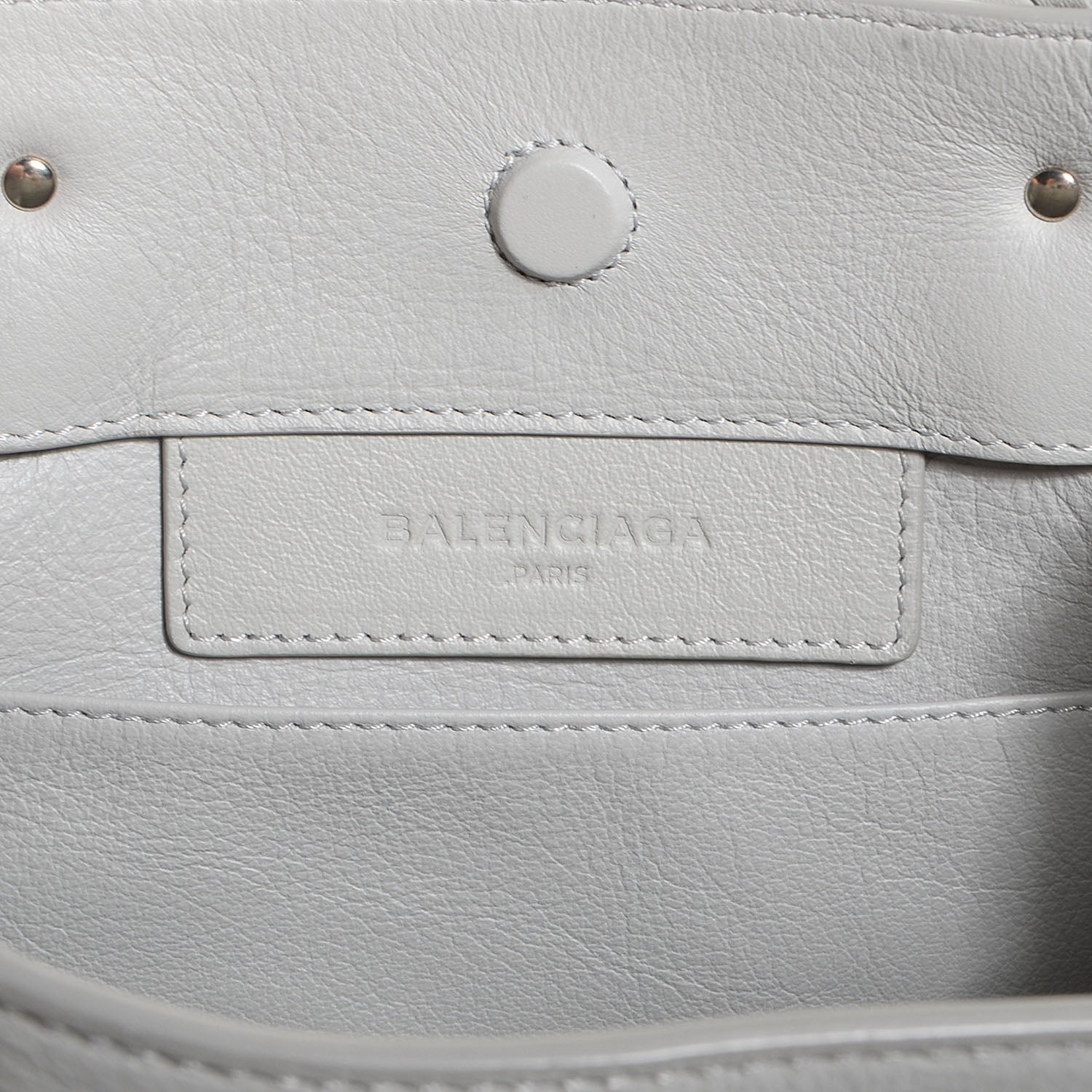 Balenciaga Calfskin Papier Mini A4 Tote Gris Glace 6 of 8