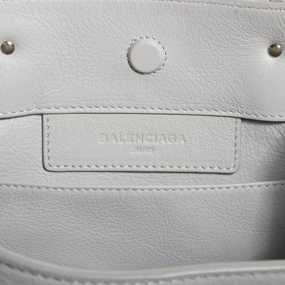 Balenciaga Calfskin Papier Mini A4 Tote Gris Glace 6 of 8