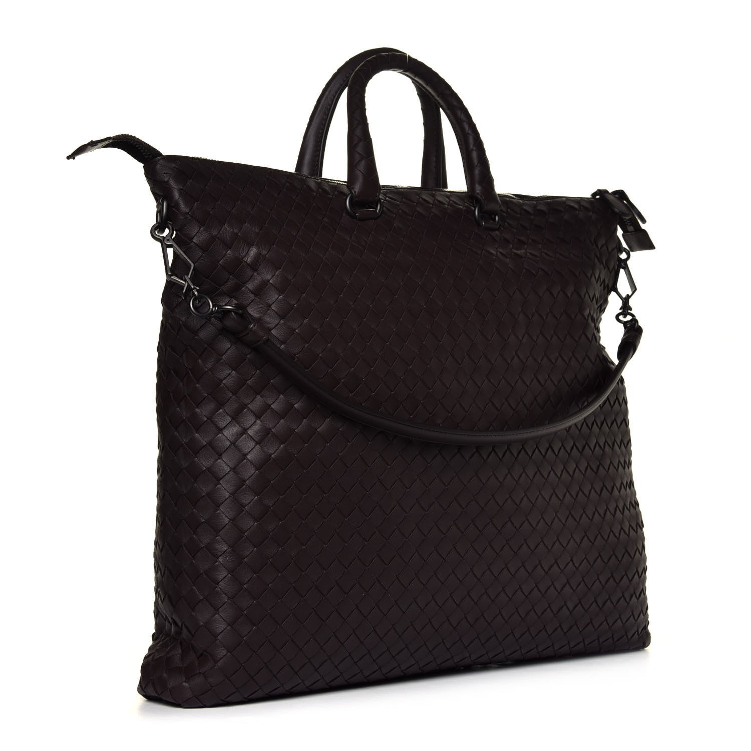 Bottega Veneta Nappa Intrecciato Medium Convertible Tote Ebano 2 of 4