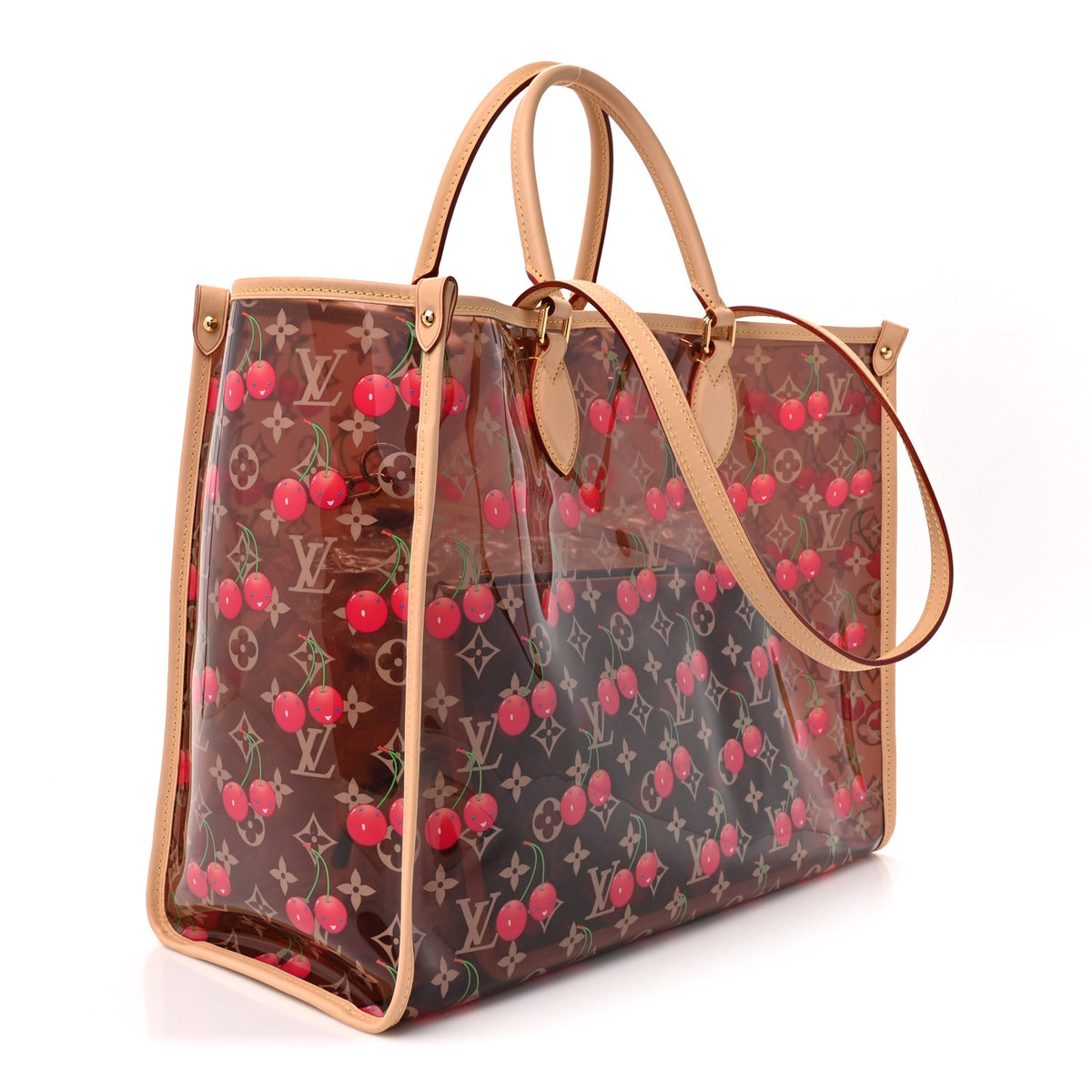 LV X TM Crystal Monogram Cerises Onthego GM