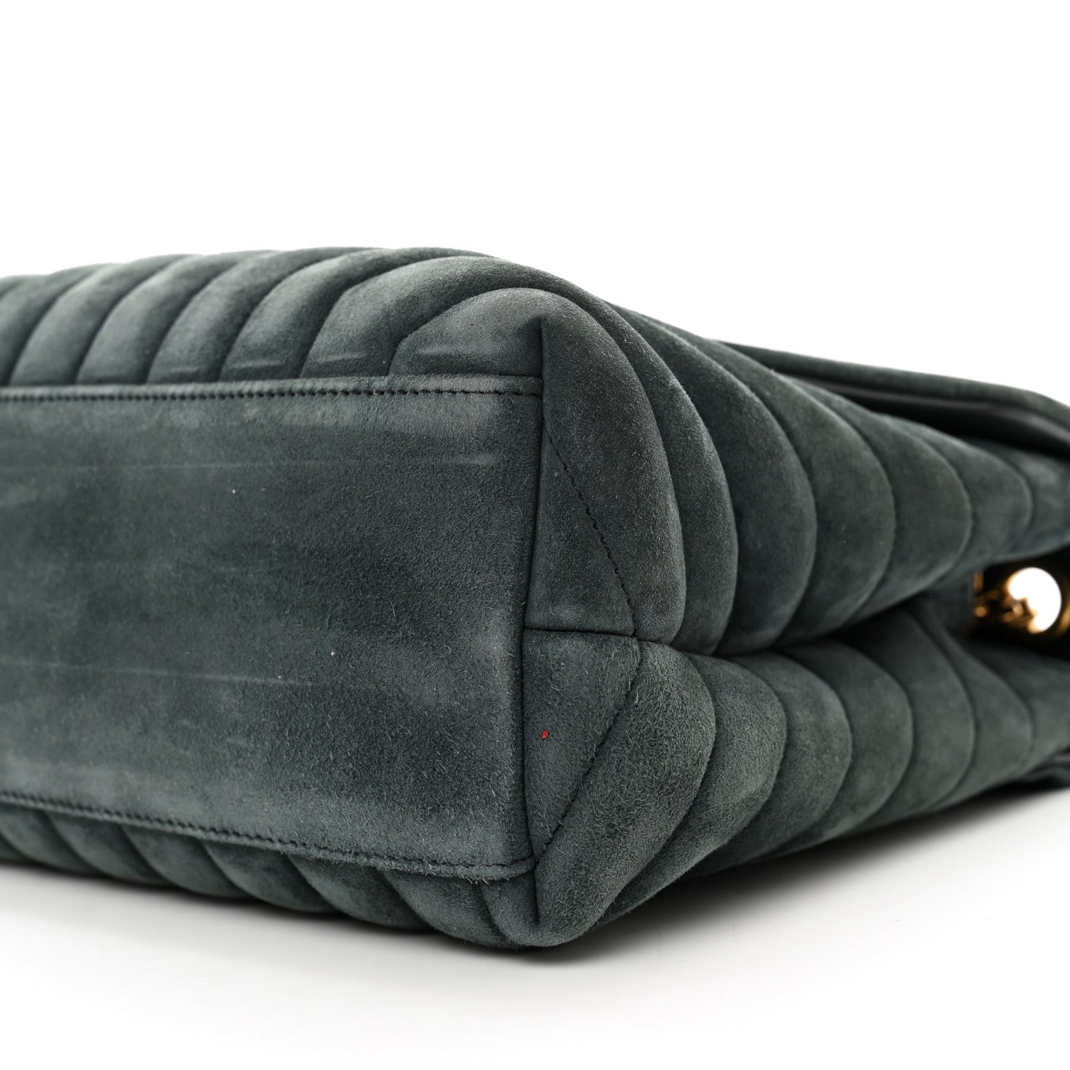 Saint Laurent Suede Y Quilted Monogram Medium Loulou Chain Satchel 11 of 11
