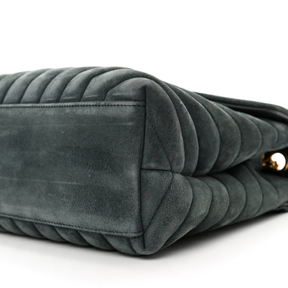 Saint Laurent Suede Y Quilted Monogram Medium Loulou Chain Satchel 11 of 11