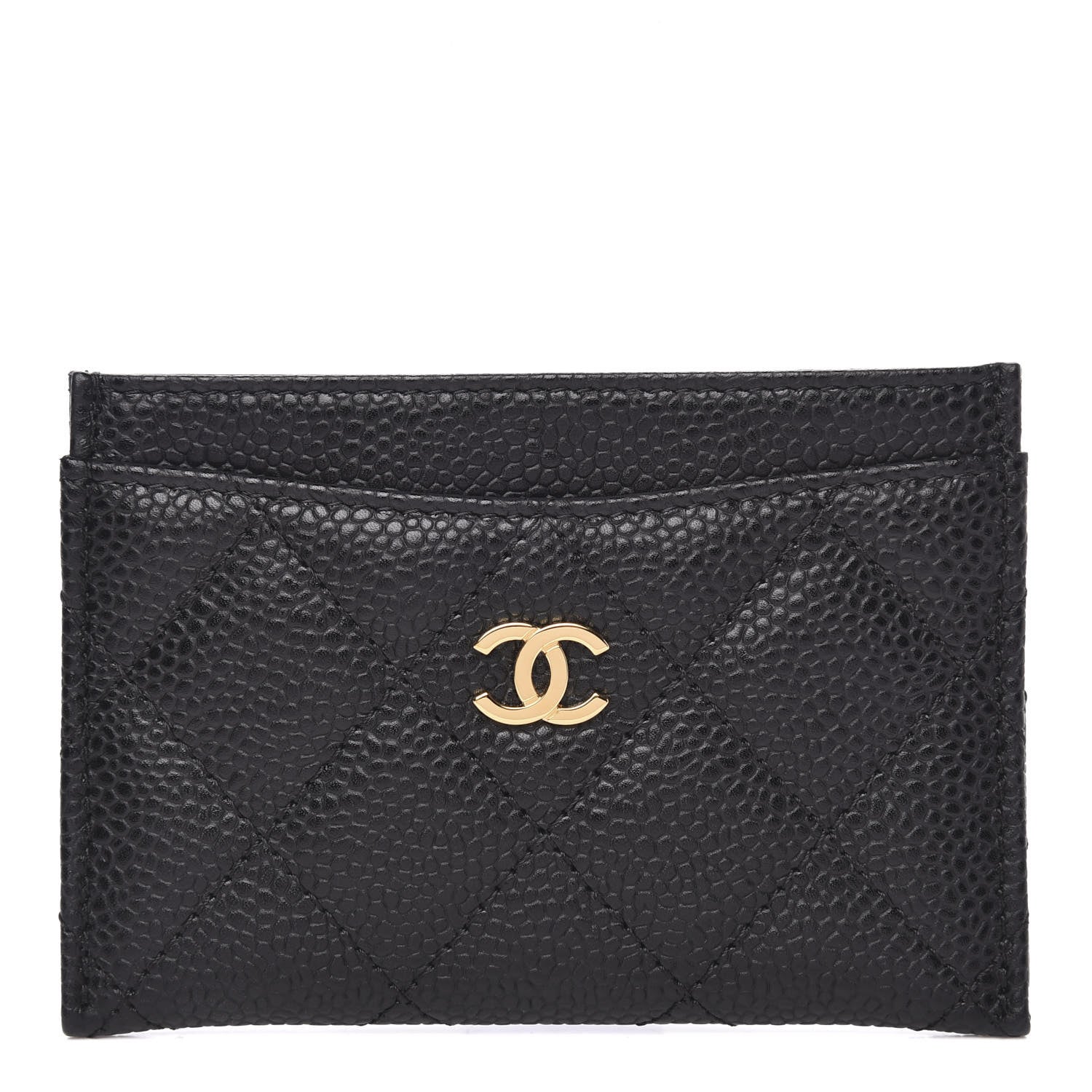 Chanel Caviar Quilted Card Holder Black 1 of 8