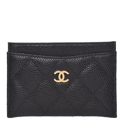 Chanel Caviar Quilted Card Holder Black 1 of 8