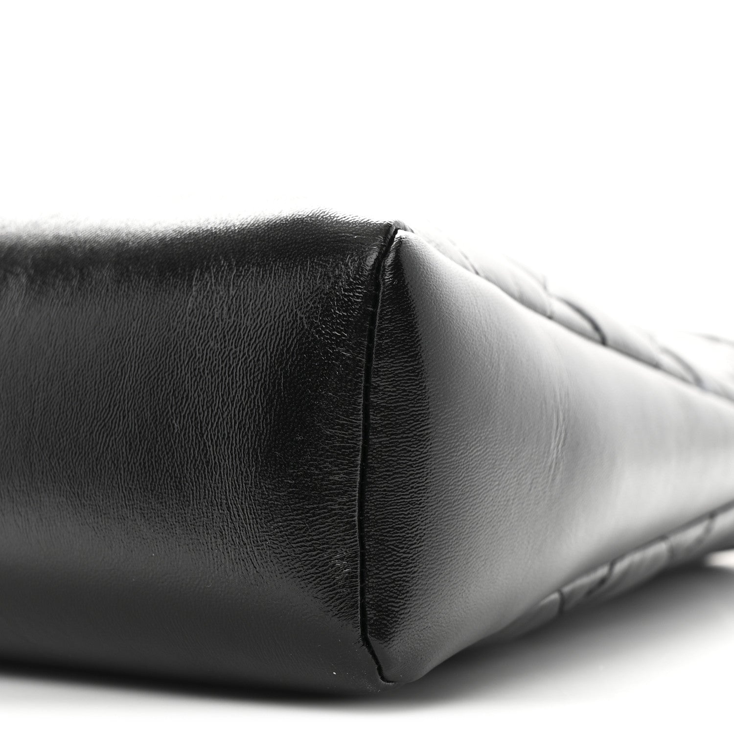 Chanel Shiny Lambskin Quilted 31 Shopping Bag Black 10 of 11