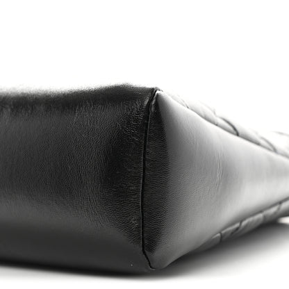 Chanel Shiny Lambskin Quilted 31 Shopping Bag Black 10 of 11