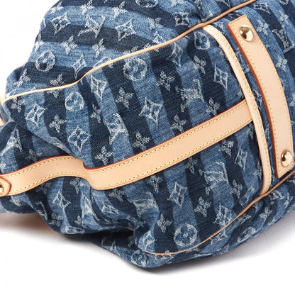 Louis Vuitton Denim Raye Cabas GM 6 of 9