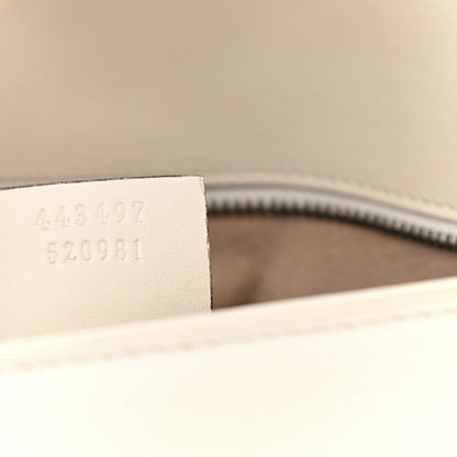 Gucci Calfskin Matelasse Small GG Marmont Shoulder Bag White 7 of 12