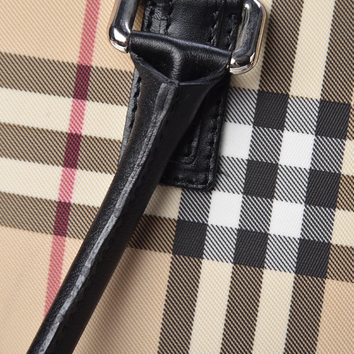 Burberry House Check Buckle Tote Black 10 of 14