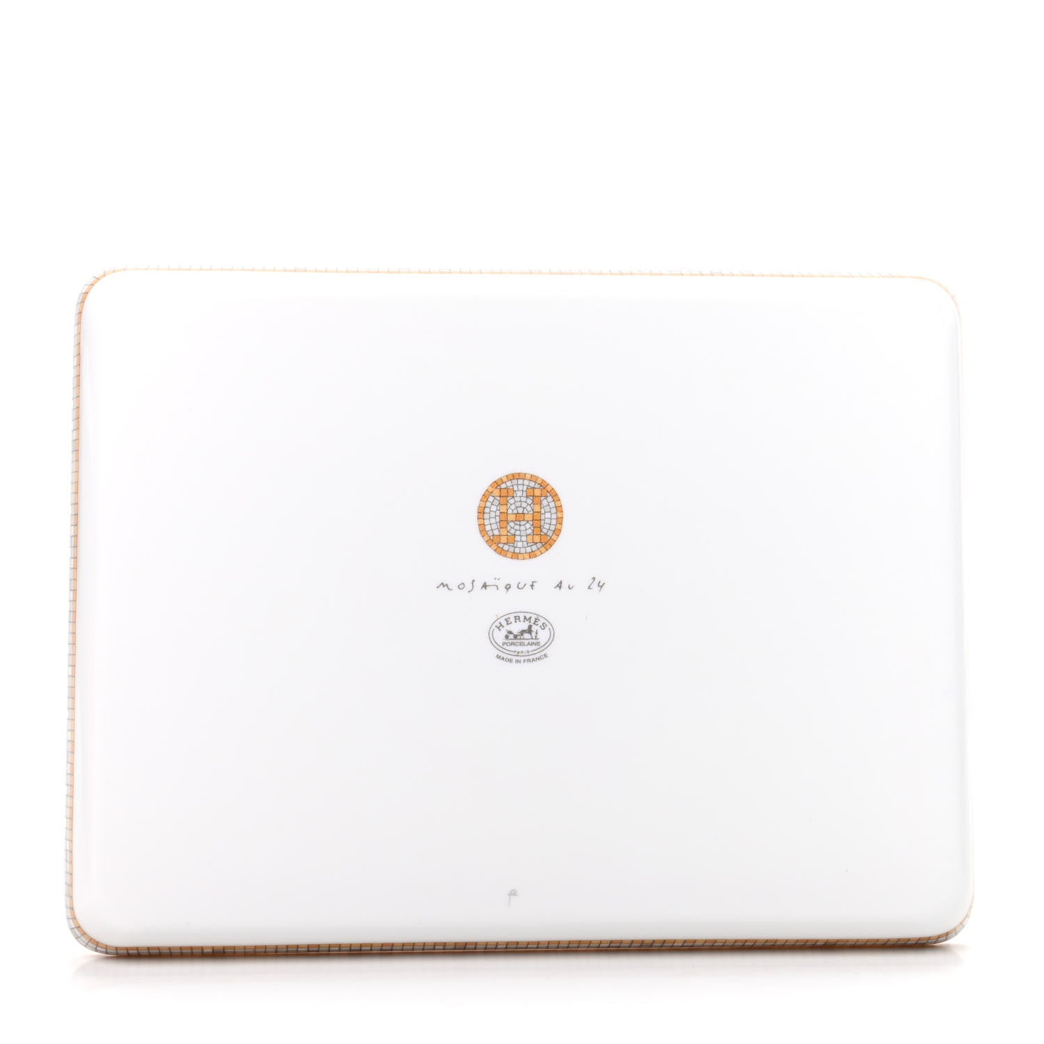 Hermes Porcelain Mosaique au 24 Sushi Plate 3 of 5