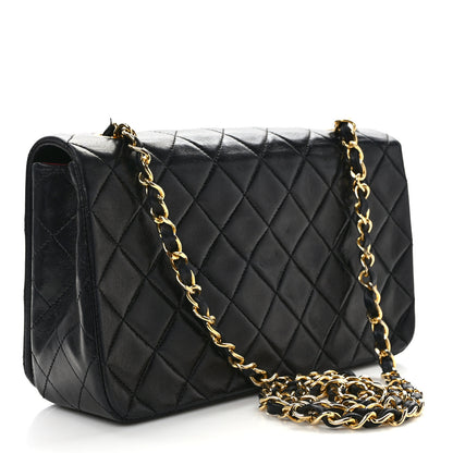 Chanel Lambskin Quilted Small Single Flap Black 3 of 11