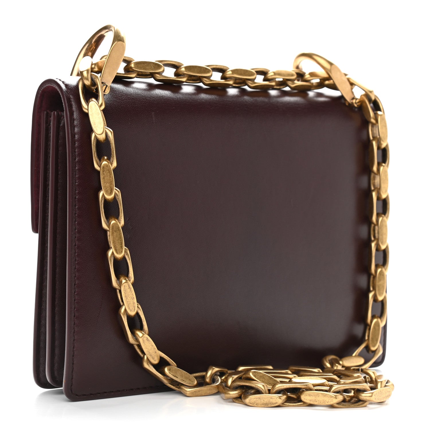 Christian Dior Calfskin Direction Flap Brown 5 of 10