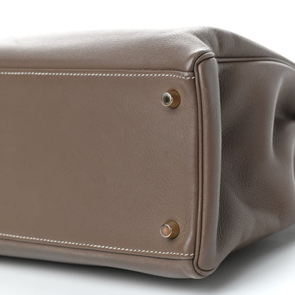 Hermes Swift Kelly Retourne 35 Etoupe 7 of 11
