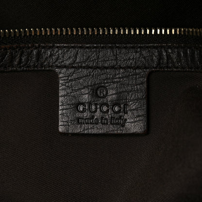 Gucci Monogram Large Horsebit Chain Hobo Dark Brown 6 of 16