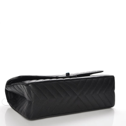 Chanel Sheepskin Chevron Quilted 2.55 Reissue 226 Flap So Black 5 of 10