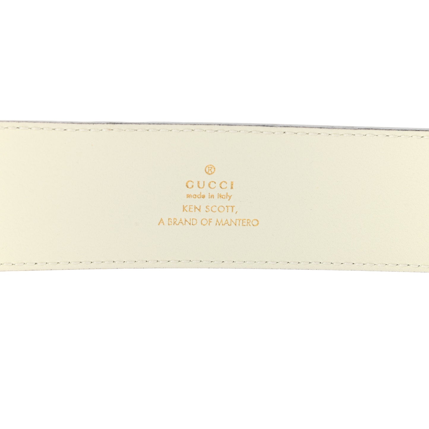 X KEN SCOTT Calfskin Double G 40mm Belt 75 30 Multicolor