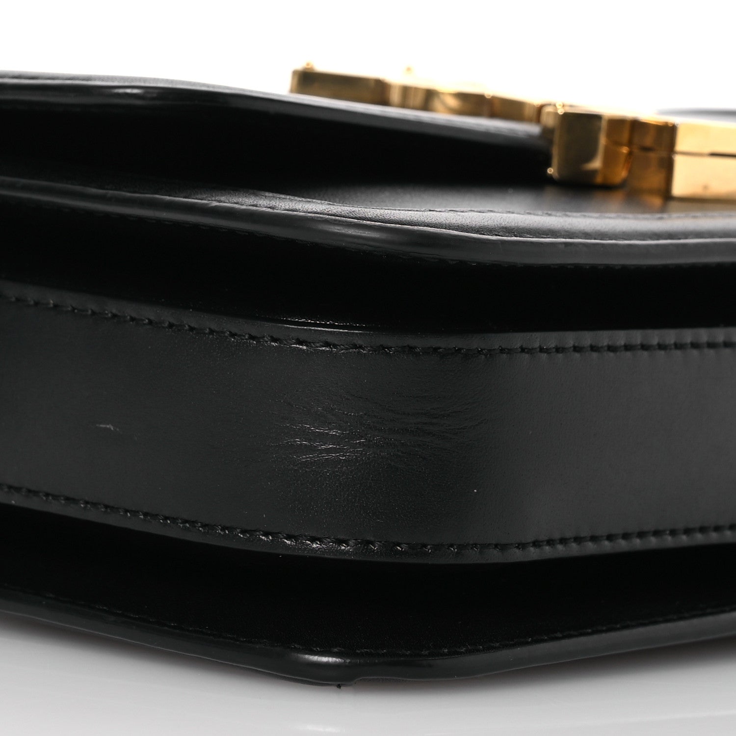 Saint Laurent Smooth Calfskin Small Solferino Satchel Black 9 of 17