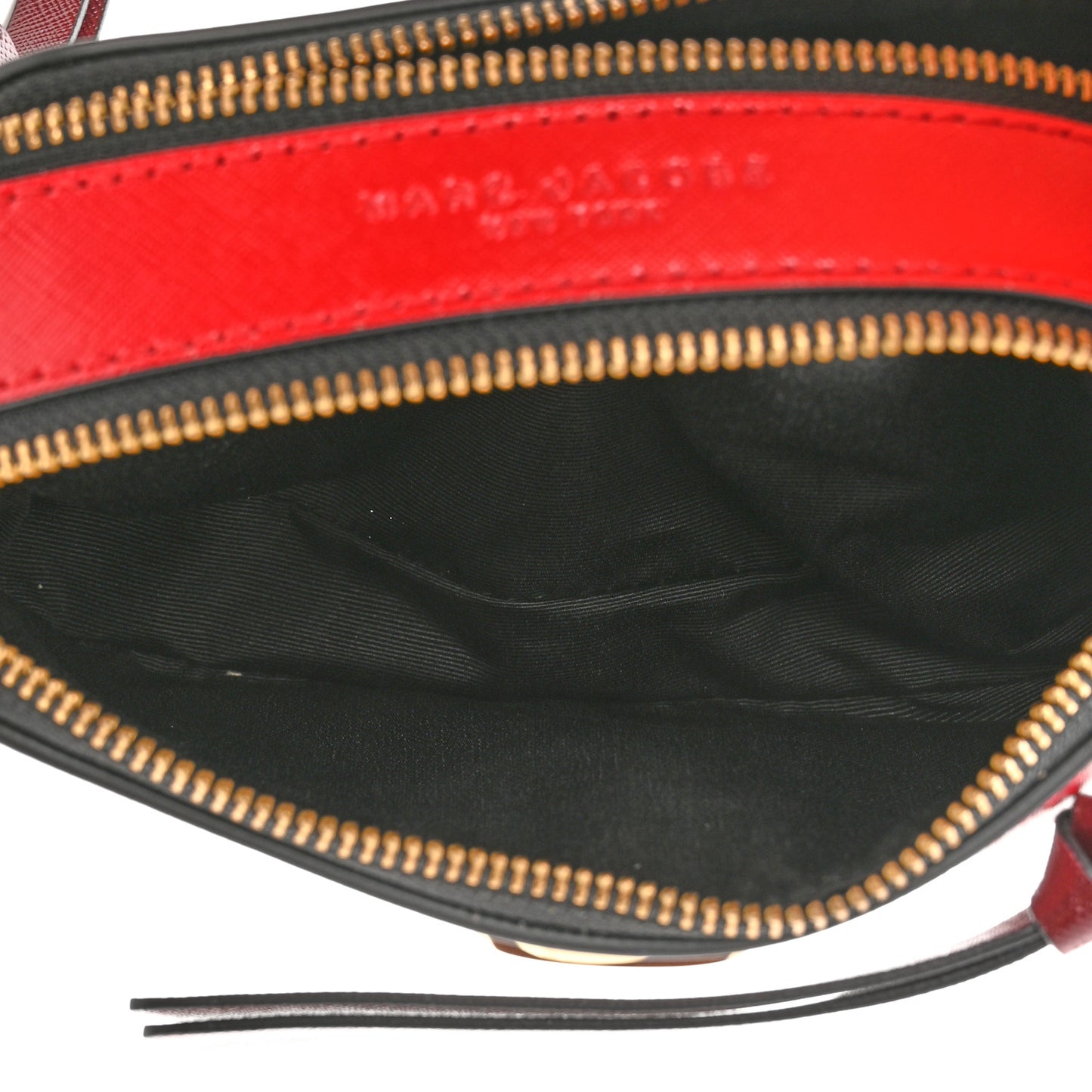 Saffiano Small Snapshot Camera Bag Red Multicolor