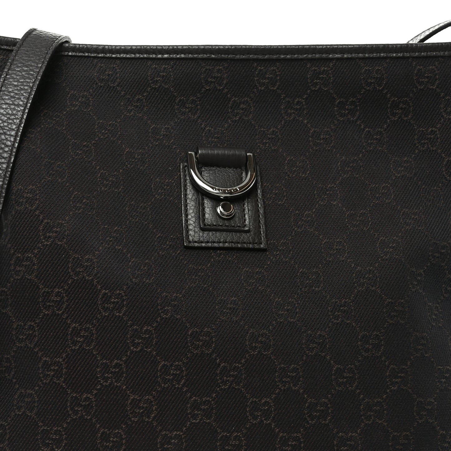 Denim Monogram Abbey Messenger Bag Dark Brown