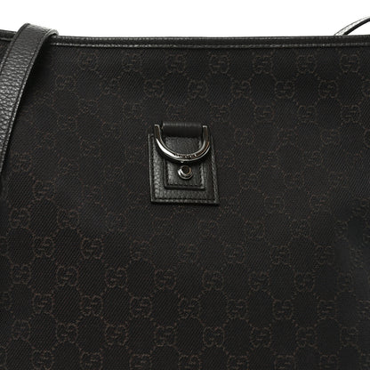 Gucci Denim Monogram Abbey Messenger Bag Dark Brown 8 of 10