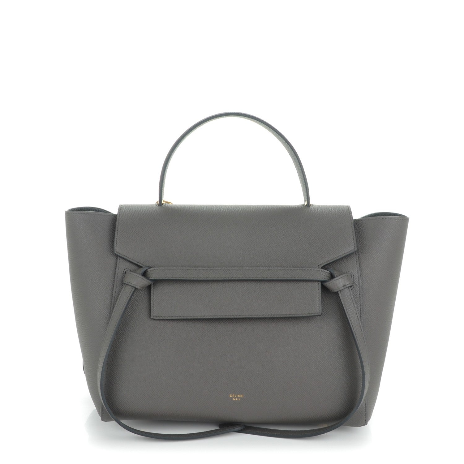 Celine Grained Calfskin Mini Belt Bag Grey 1 of 8
