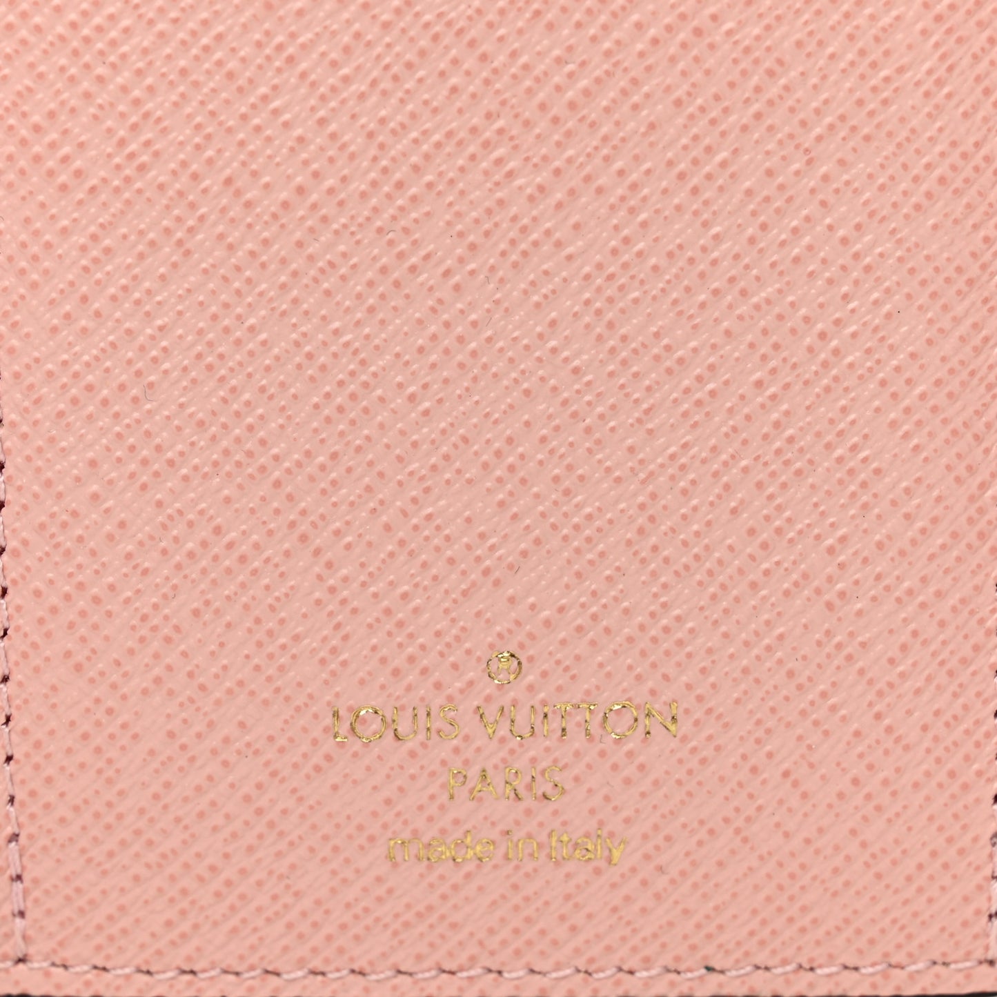 Damier Ebene Victorine Wallet Rose Ballerine