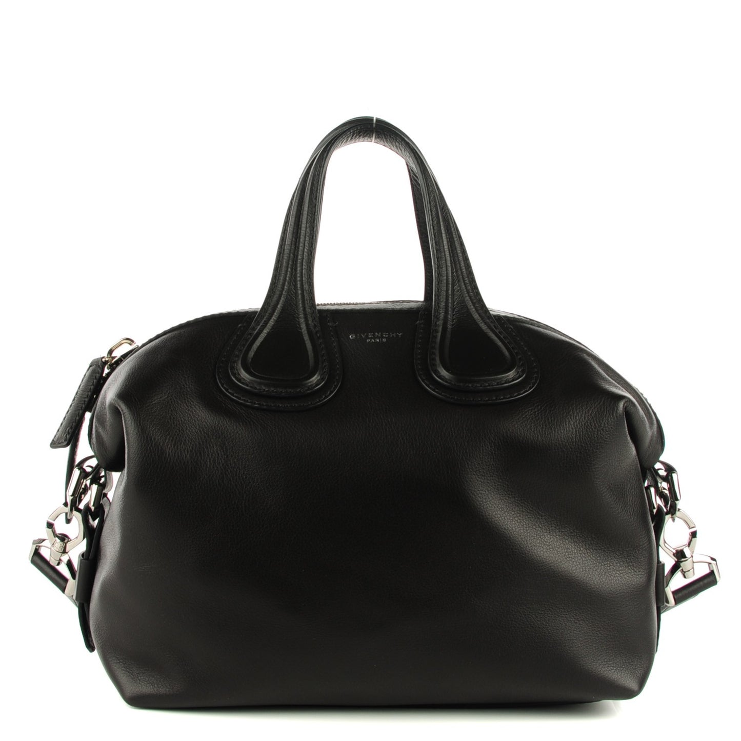 Waxed Calfskin Small Nightingale Black