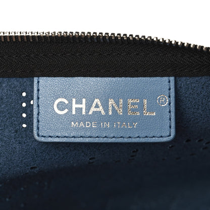 Chanel Calfskin Eyelets Clutch Black 6 of 11