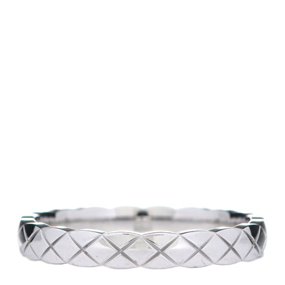 Chanel 18K White Gold Mini Coco Crush Ring 59 8.75 3 of 6