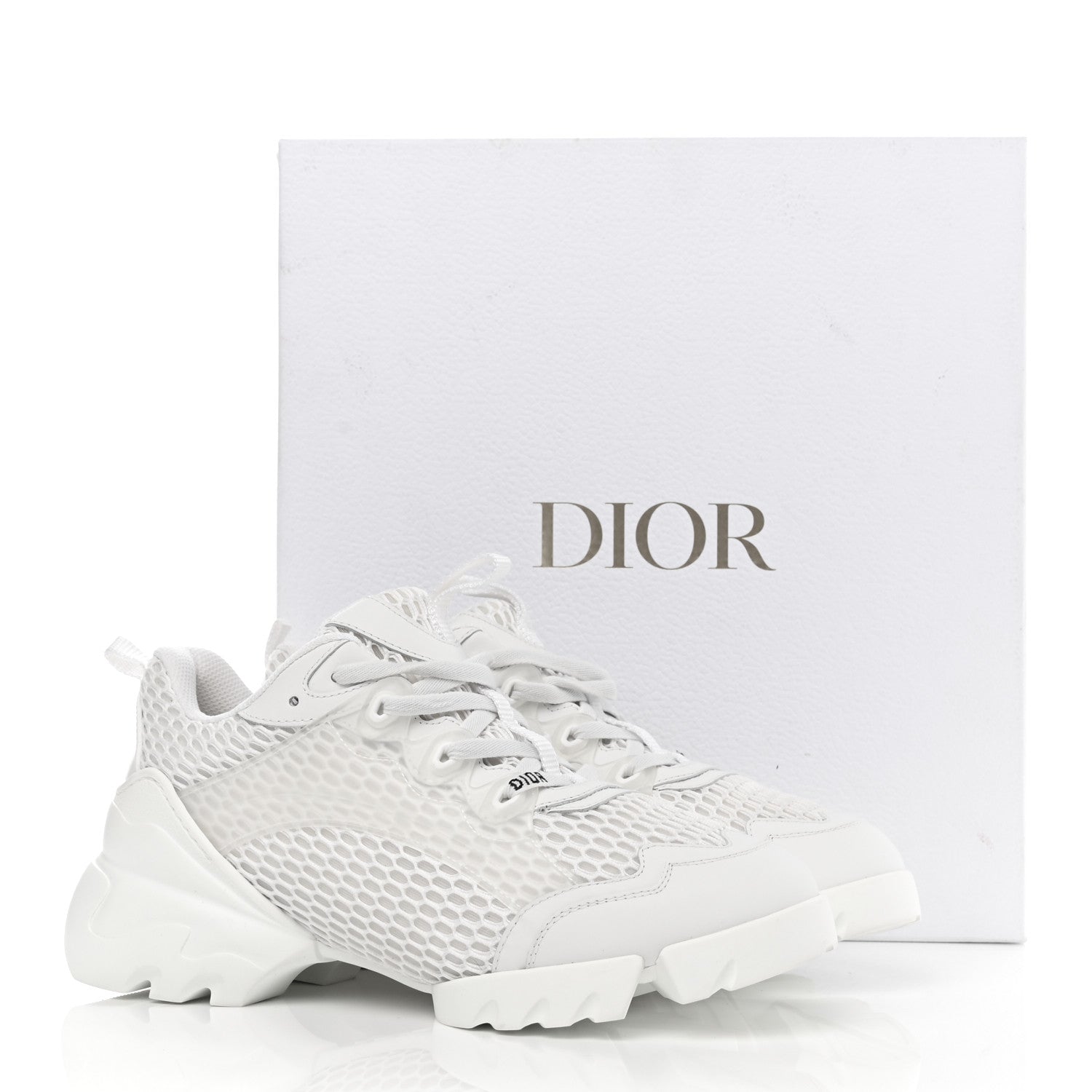 Christian Dior Mesh D-Connect Sneakers 39 White 9 of 9