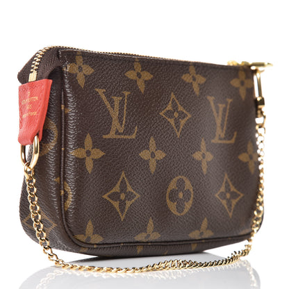 Louis Vuitton Monogram 2018 Christmas Animation Mini Cats Pochette Accessories 3 of 8