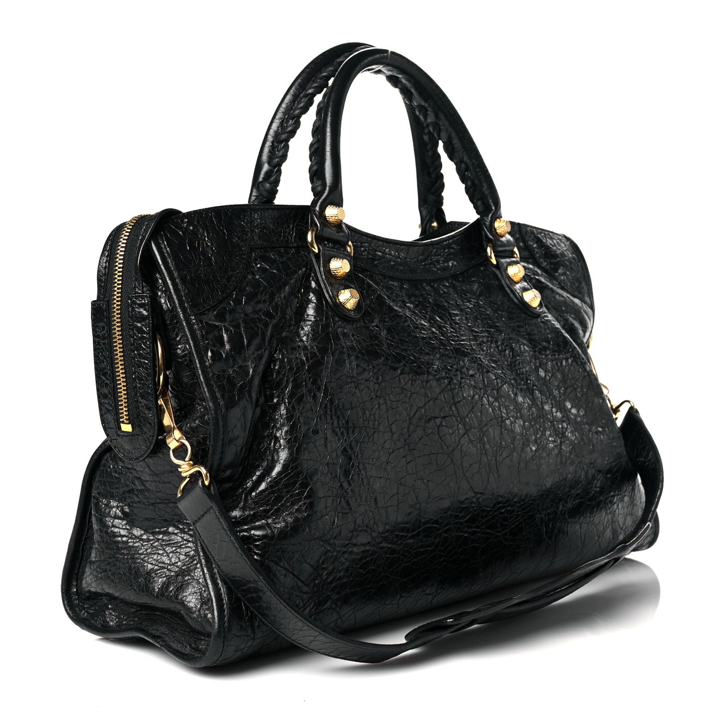 Agneau Giant 12 Gold Hardware City Black
