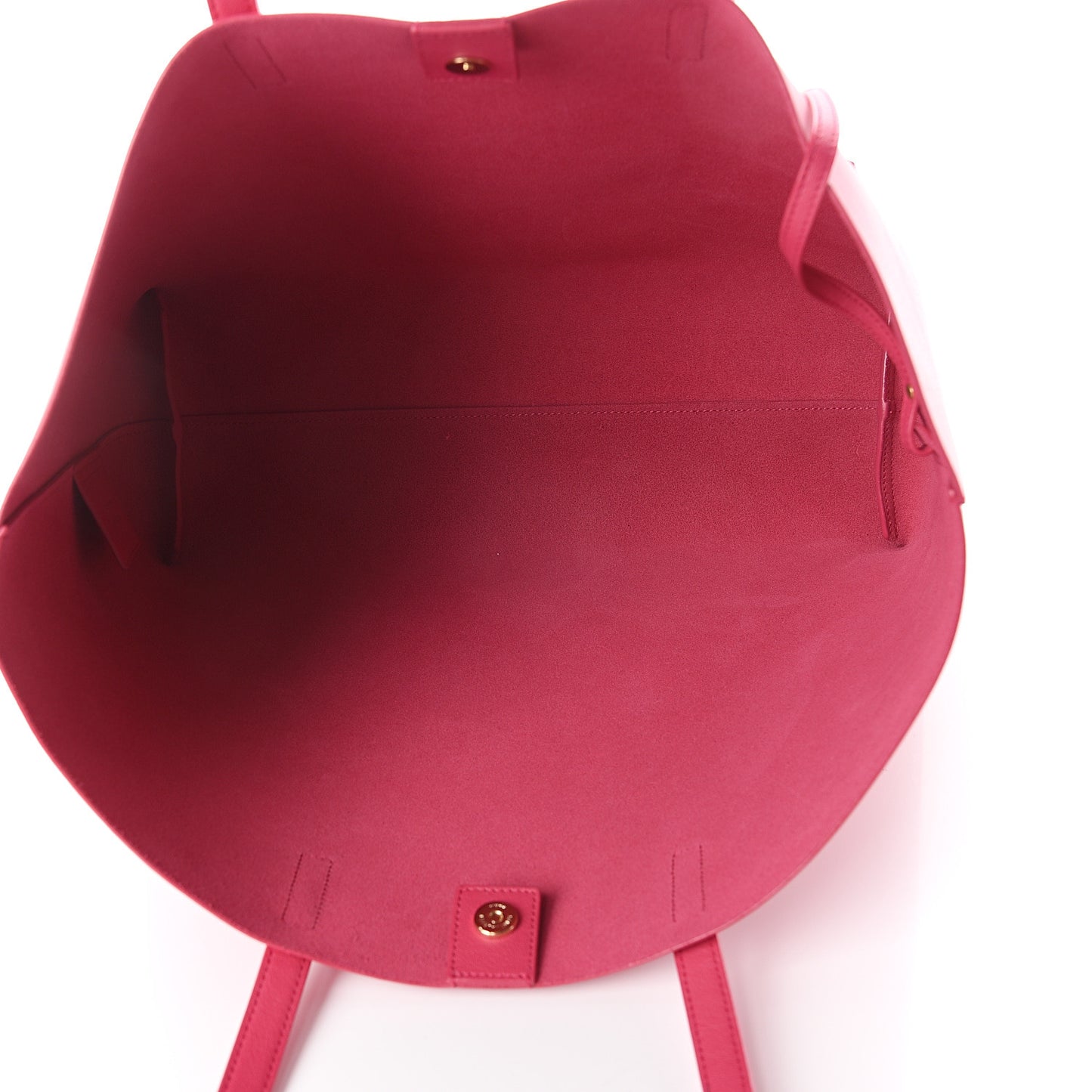 Calfskin Large Shopping Tote Fuchsia