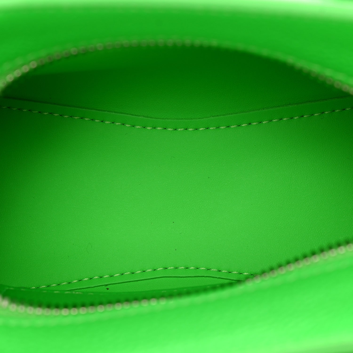 Balenciaga Grained Calfskin Neo Classic Silver Hardware Nano City Crossbody Fluo Green 5 of 11