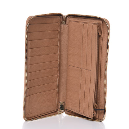 Gucci Calfskin Soho Zip Around Wallet Camelia 5 of 14