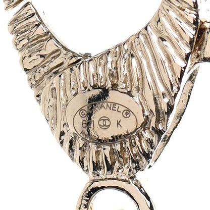 Chanel Pearl Crystal Lambskin CC Choker Gold Black 6 of 6