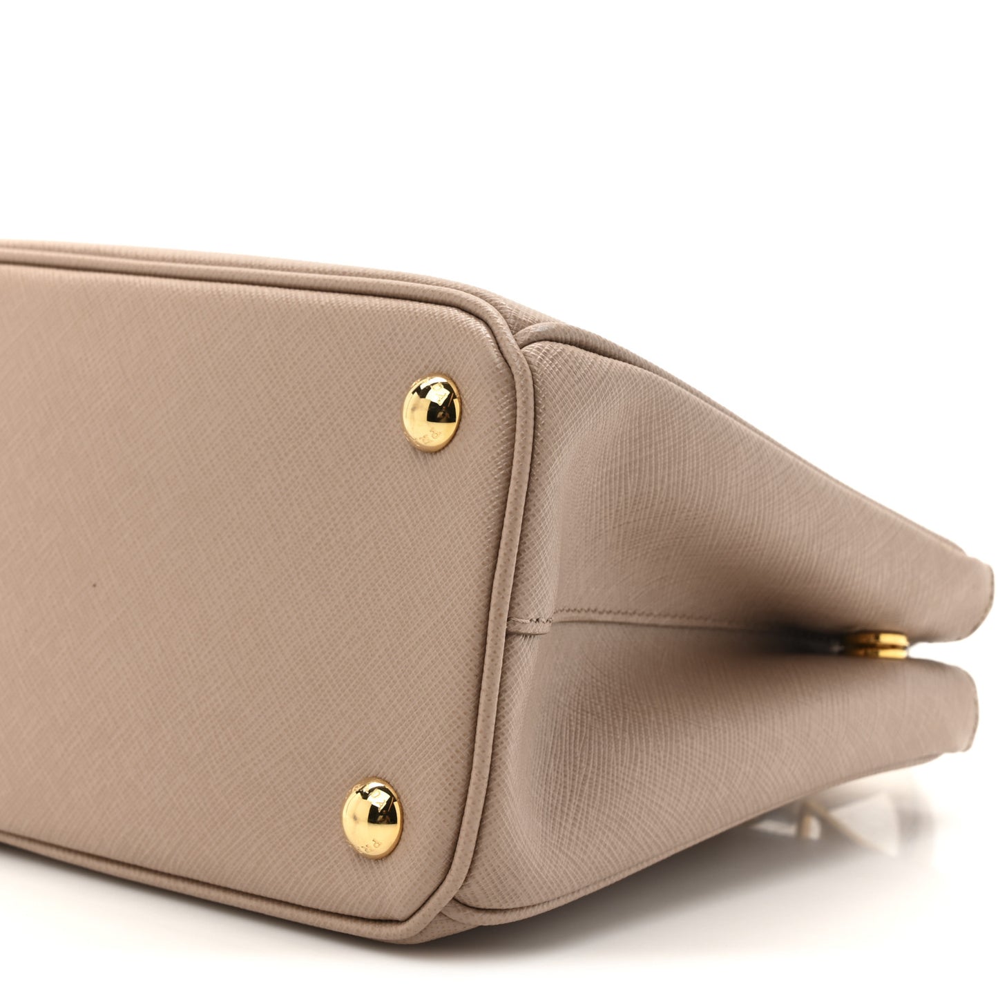Saffiano Mini Galleria Double Zip Tote Cammeo
