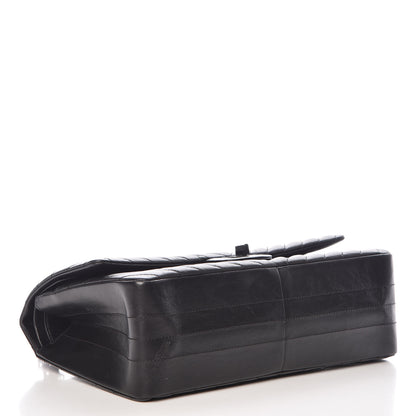 Chanel Aged Calfskin Chevron Quilted 2.55 Reissue 226 So Black 4 of 10