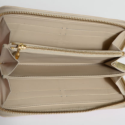 Louis Vuitton Vernis Leopard Zippy Wallet Blanc Corail 5 of 7