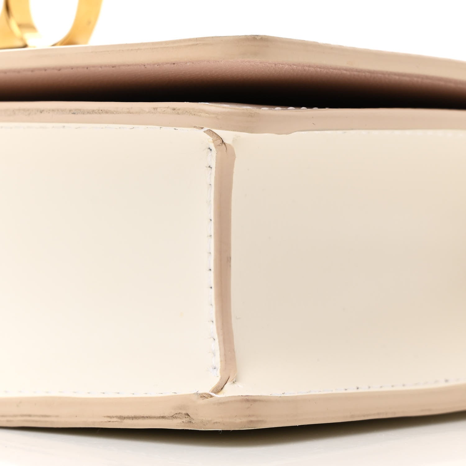 Alexander McQueen Smooth Calfskin Four Ring Knuckle Crossbody Bag White 10 of 13